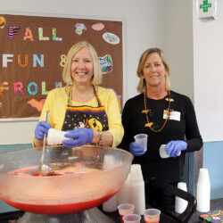 Friends of Matheny Volunteers Serve Punch