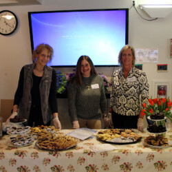 Friends of Matheny baked goods table at event